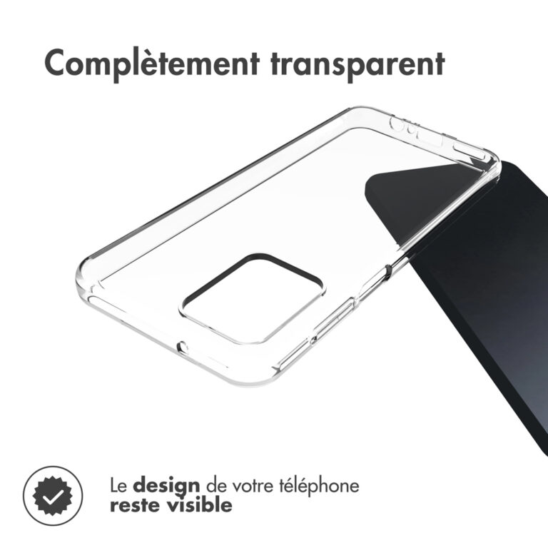 Accezz Clear Backcover Motorola Moto G53 - Transparant - Afbeelding 8