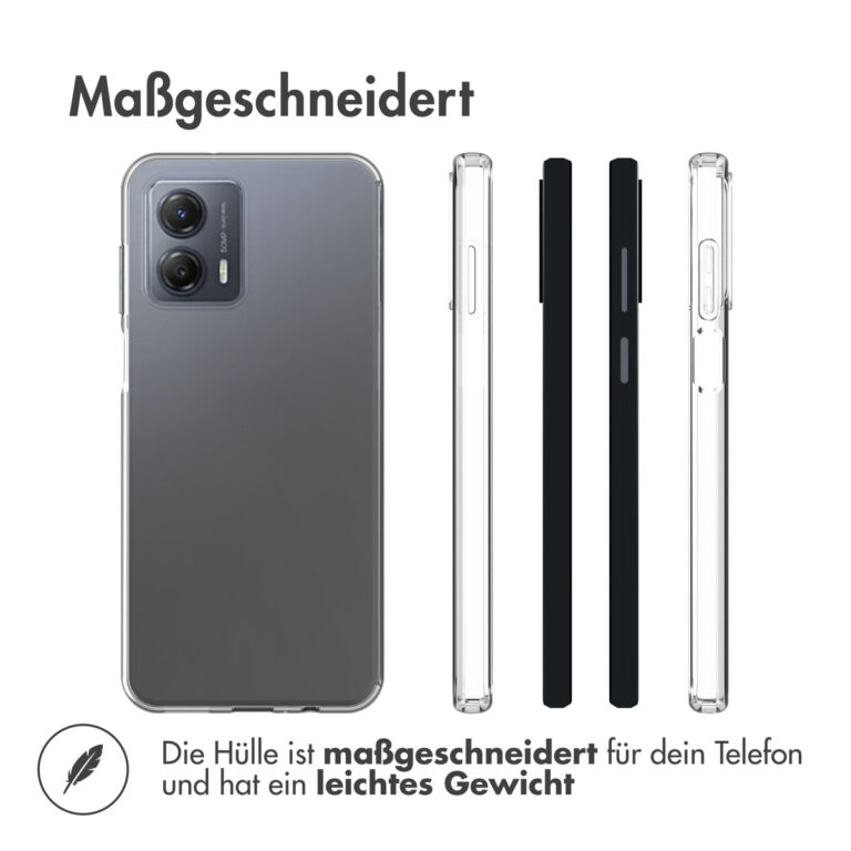 Accezz Clear Backcover Motorola Moto G53 - Transparant - Afbeelding 10