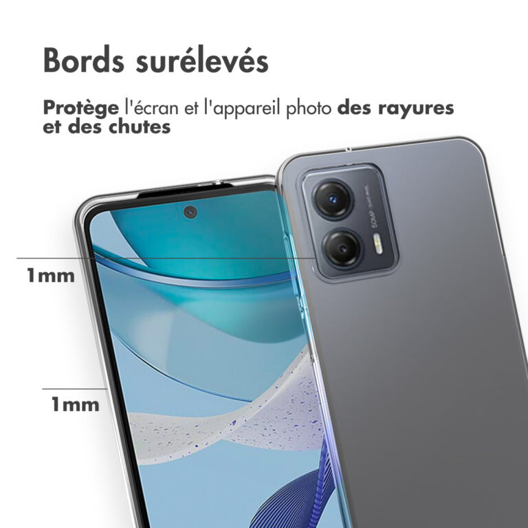 Accezz Clear Backcover Motorola Moto G53 - Transparant - Afbeelding 7