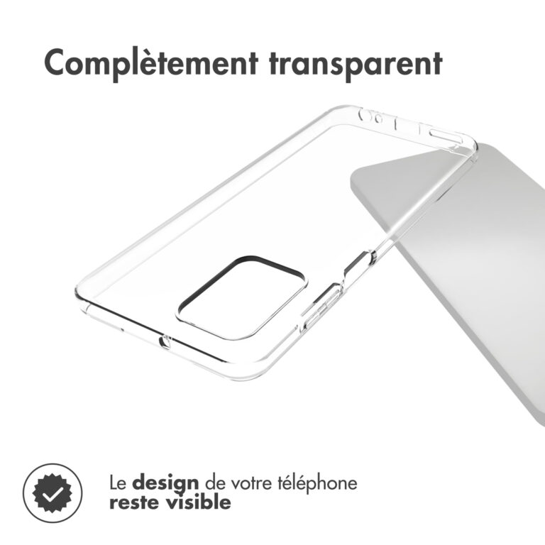 Accezz Clear Backcover Motorola Moto G73 - Transparant - Afbeelding 8
