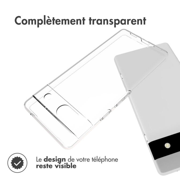 Accezz Clear Backcover Google Pixel 7a - Transparant - Afbeelding 10