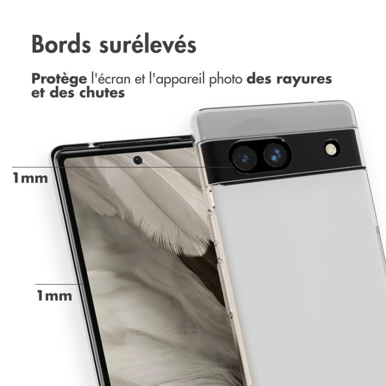 Accezz Clear Backcover Google Pixel 7a - Transparant - Afbeelding 9
