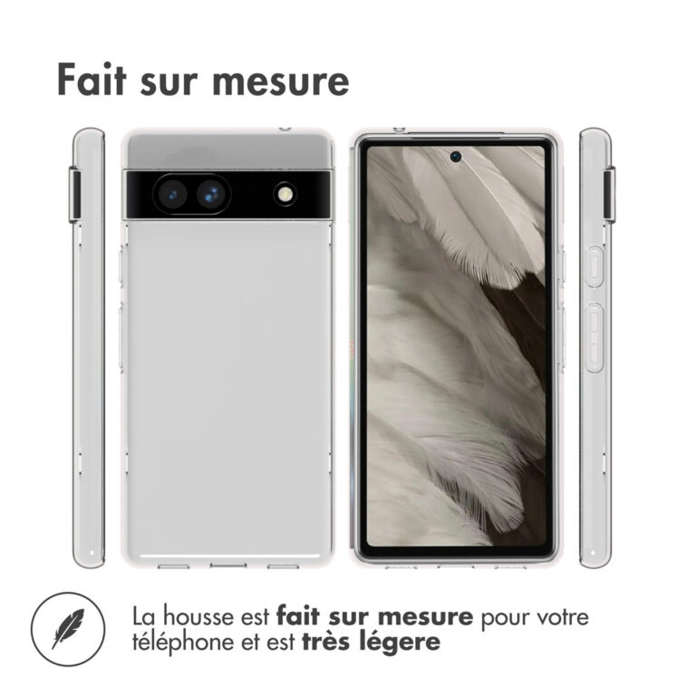 Accezz Clear Backcover Google Pixel 7a - Transparant - Afbeelding 7