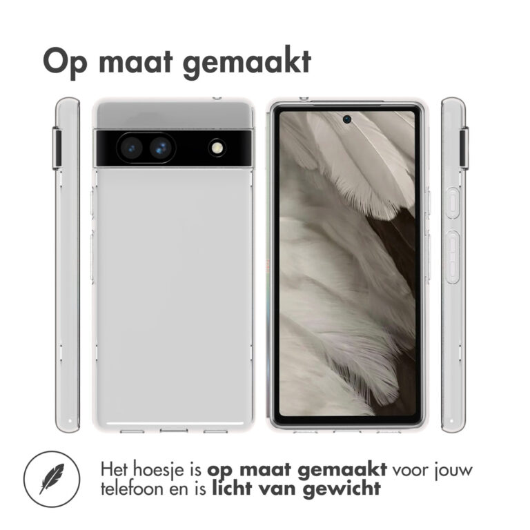 Accezz Clear Backcover Google Pixel 7a - Transparant - Afbeelding 3