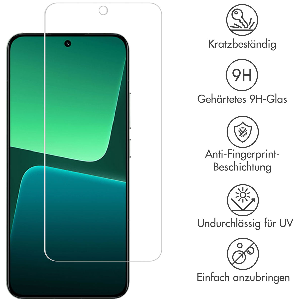 Selencia Gehard Glas Screenprotector Xiaomi 13 / 14 - Afbeelding 4