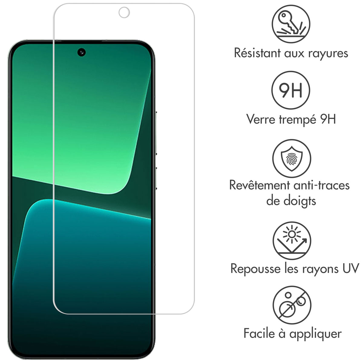 Selencia Gehard Glas Screenprotector Xiaomi 13 / 14 - Afbeelding 5