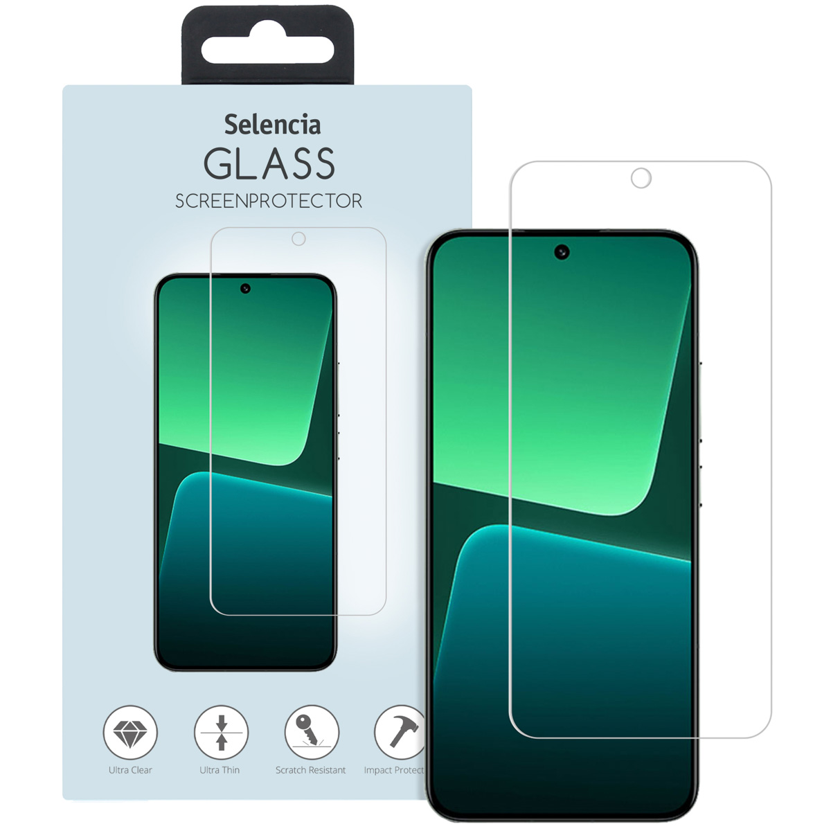 Selencia Gehard Glas Screenprotector Xiaomi 13 / 14 - Afbeelding 2