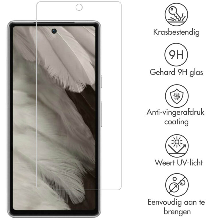 Selencia Gehard Glas Screenprotector Google Pixel 7a - Afbeelding 9