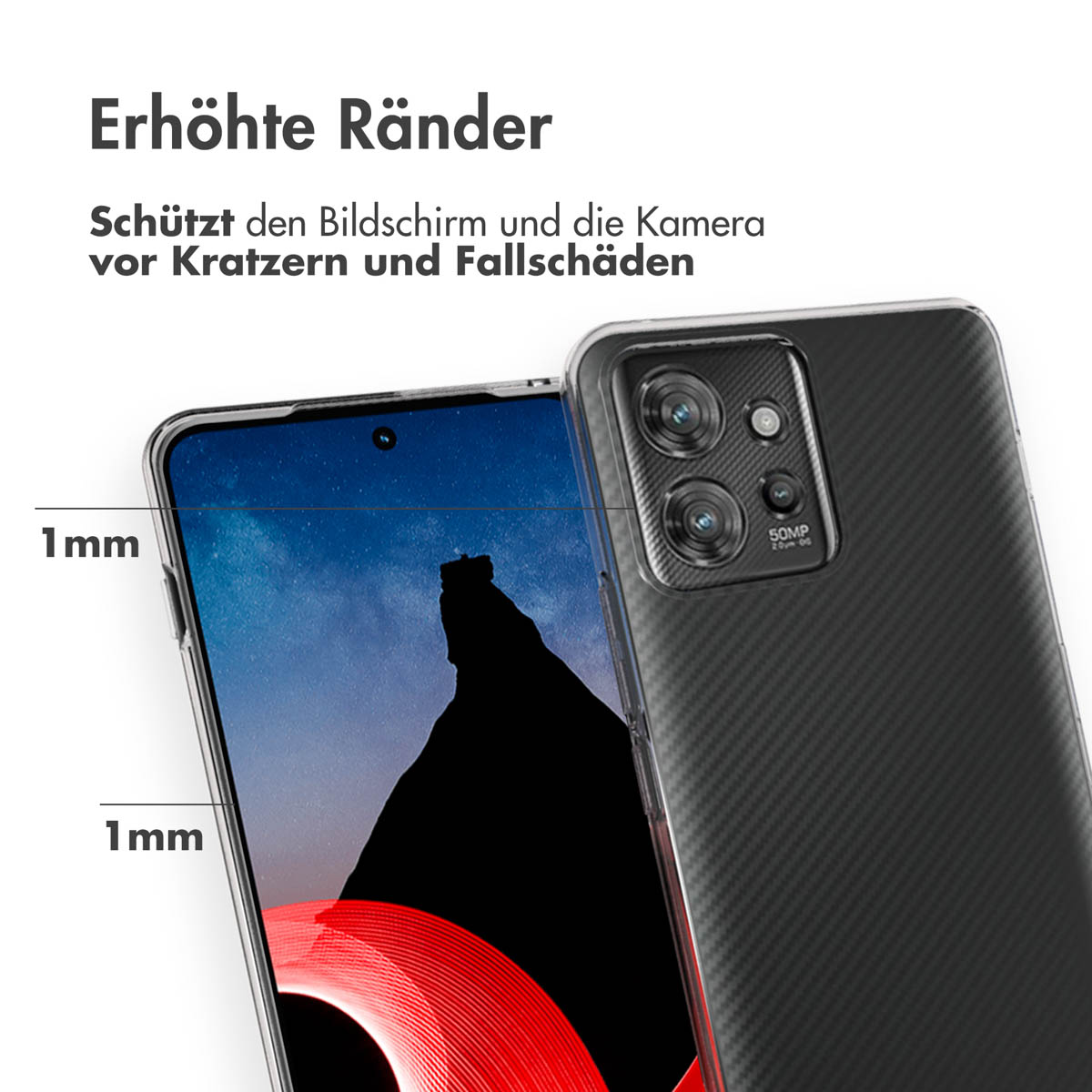 Accezz Clear Backcover Motorola ThinkPhone - Transparant - Afbeelding 9