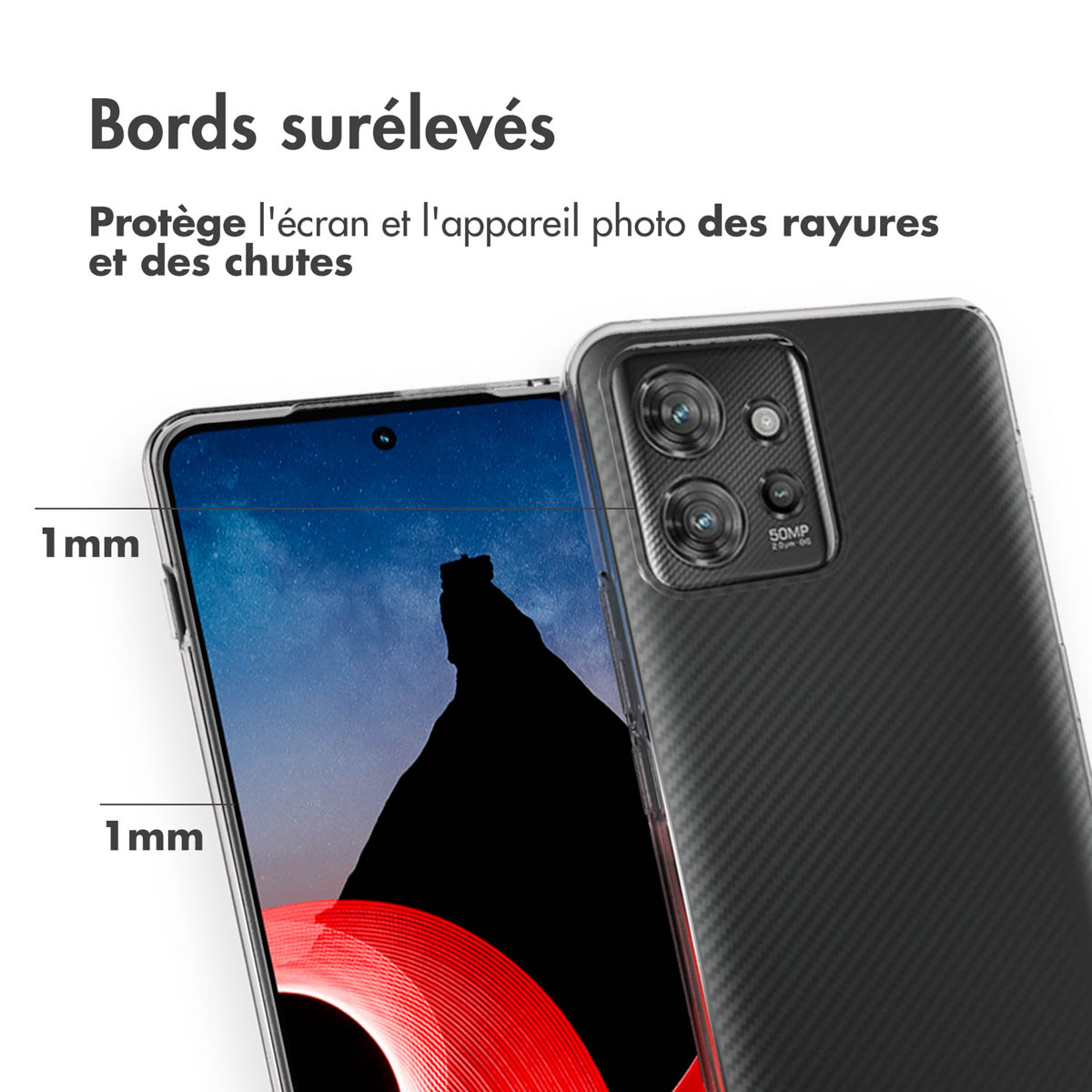 Accezz Clear Backcover Motorola ThinkPhone - Transparant - Afbeelding 8