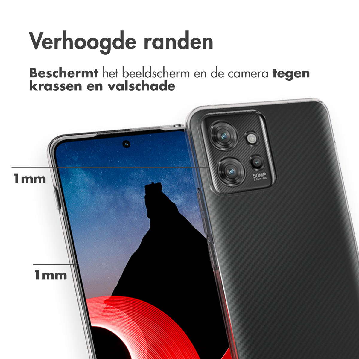 Accezz Clear Backcover Motorola ThinkPhone - Transparant - Afbeelding 7