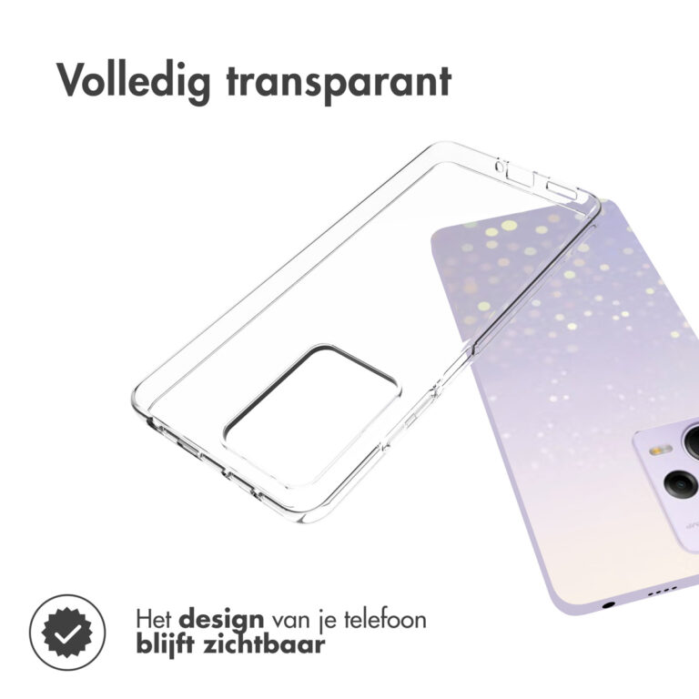 Accezz Clear Backcover Xiaomi Poco X5 Pro 5G - Transparant - Afbeelding 4