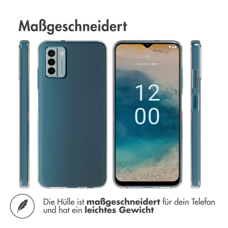Accezz Clear Backcover Nokia G22 - Transparant - Afbeelding 3