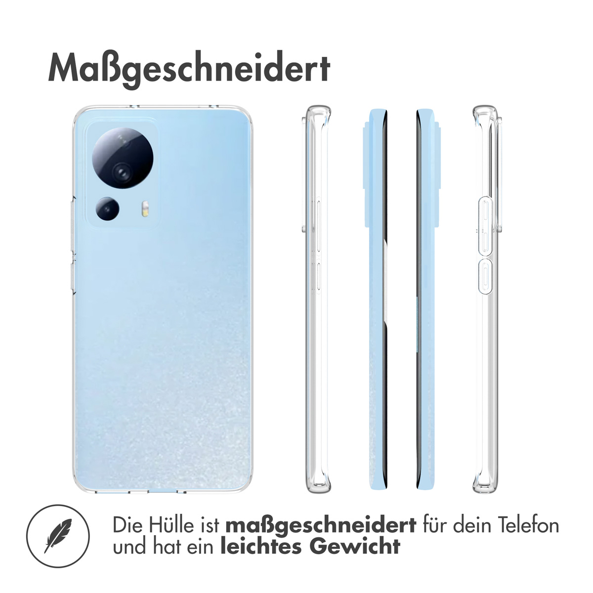 Accezz Clear Backcover Xiaomi 13 Lite - Transparant - Afbeelding 10