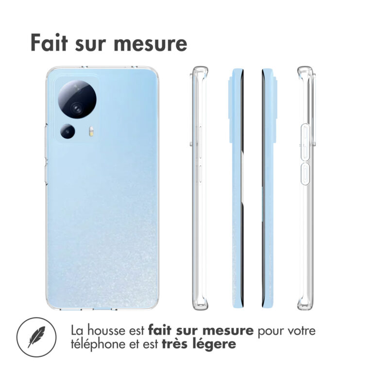 Accezz Clear Backcover Xiaomi 13 Lite - Transparant - Afbeelding 7