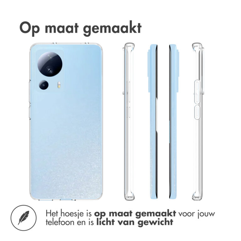 Accezz Clear Backcover Xiaomi 13 Lite - Transparant - Afbeelding 2
