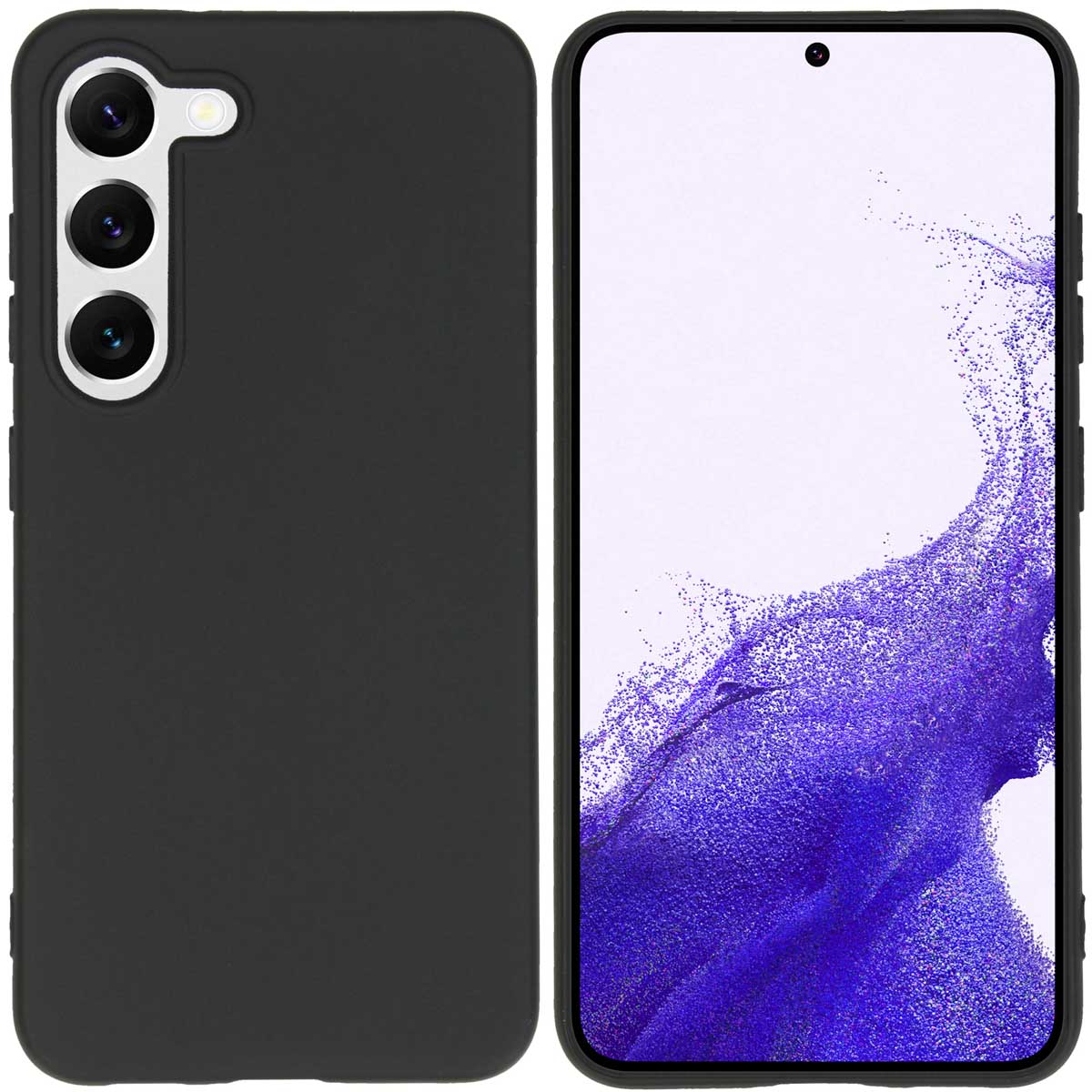 Accezz Color Backcover Samsung Galaxy S23 - Zwart