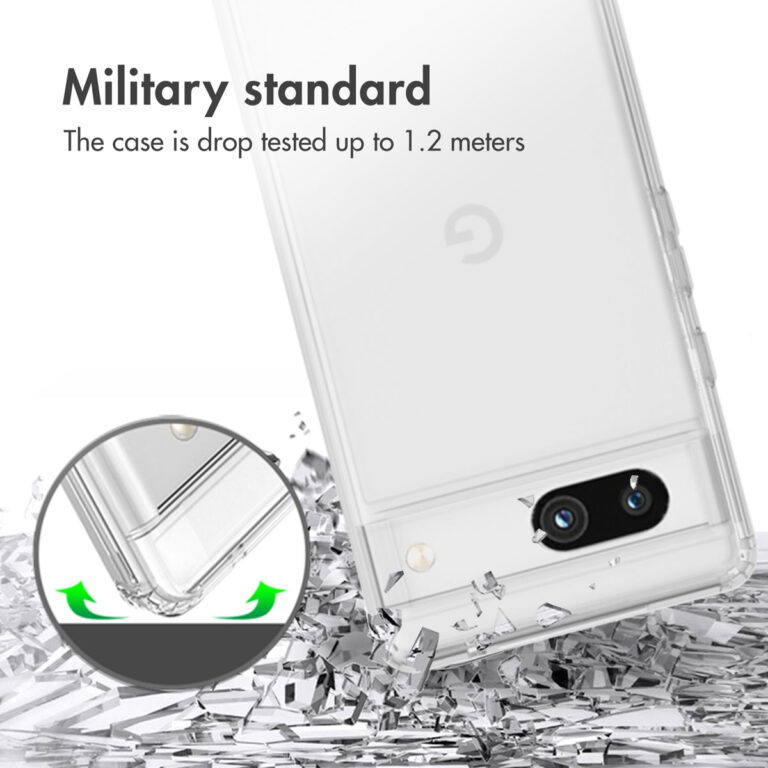 Accezz Xtreme Impact Backcover Google Pixel 7a - Transparant - Afbeelding 7