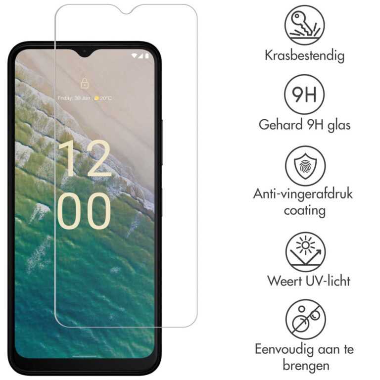 Selencia Gehard Glas Screenprotector Nokia C32 - Afbeelding 9
