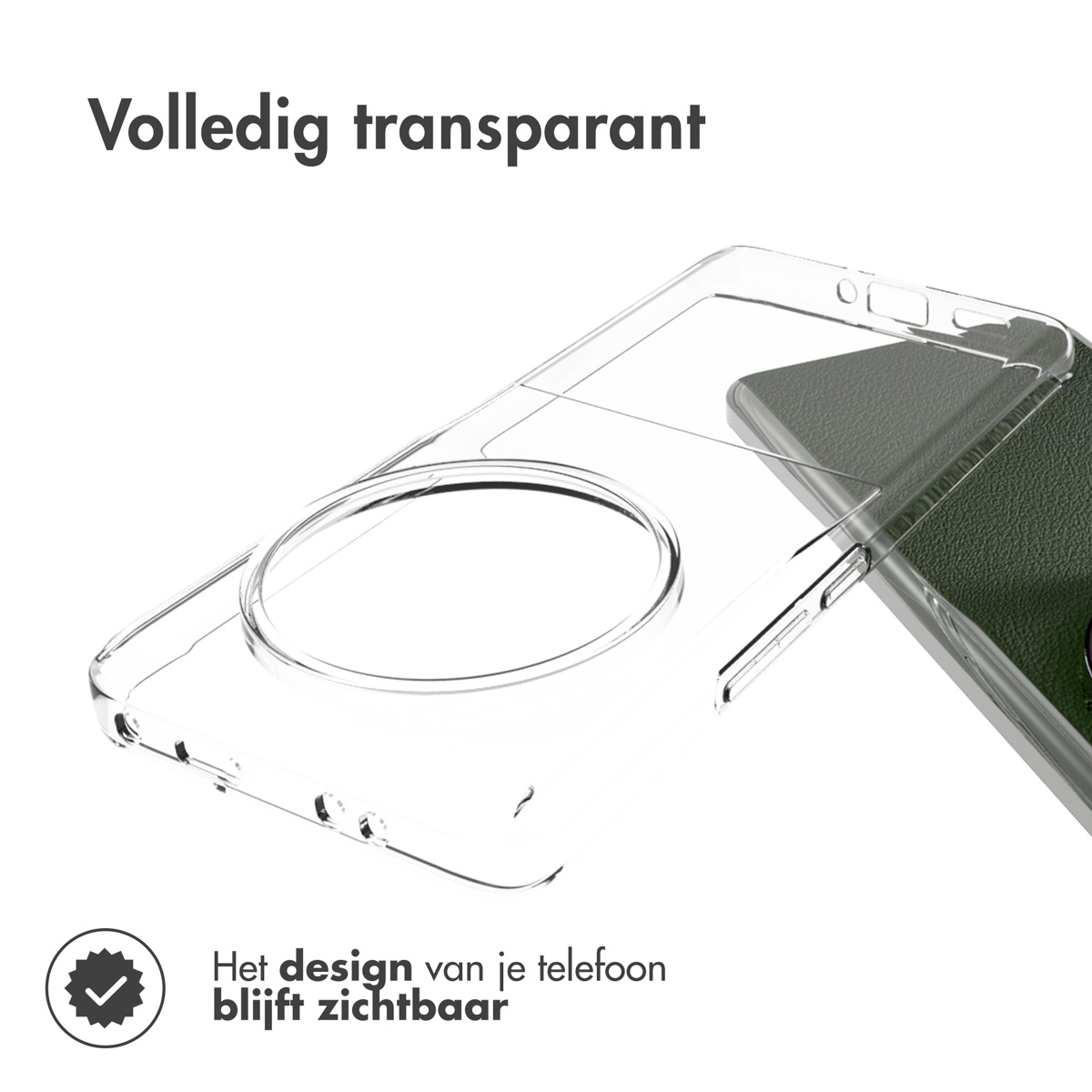 Accezz Clear Backcover Xiaomi 13 Ultra - Transparant - Afbeelding 4