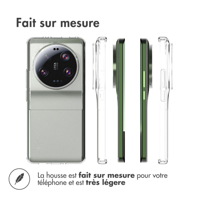Accezz Clear Backcover Xiaomi 13 Ultra - Transparant - Afbeelding 7
