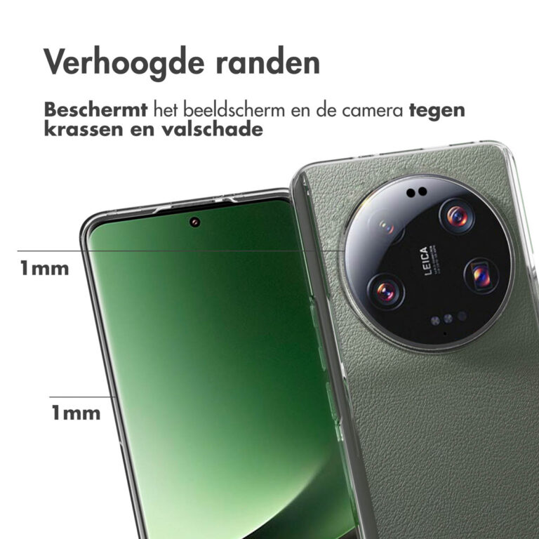 Accezz Clear Backcover Xiaomi 13 Ultra - Transparant - Afbeelding 2