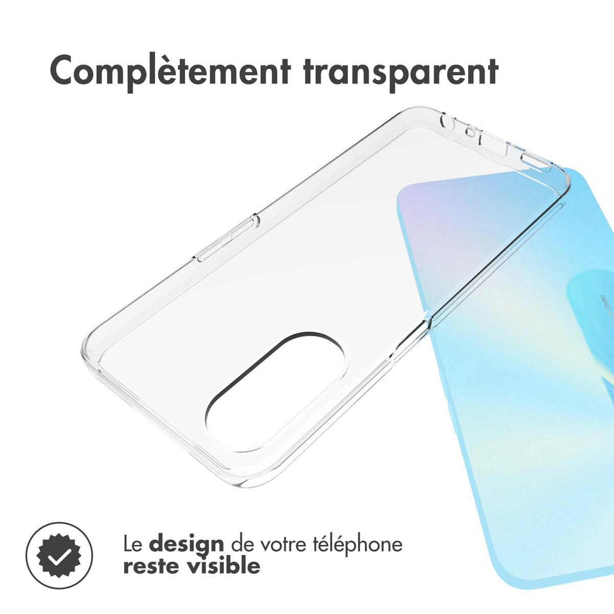Accezz Clear Backcover Oppo A78 (5G) - Transparant - Afbeelding 5