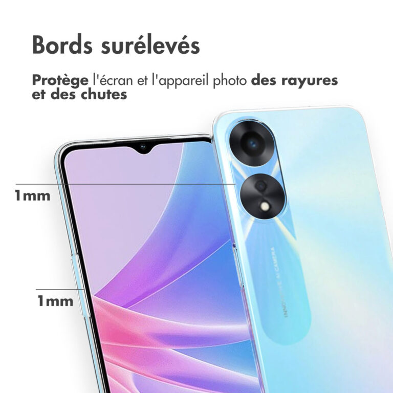 Accezz Clear Backcover Oppo A78 (5G) - Transparant - Afbeelding 5