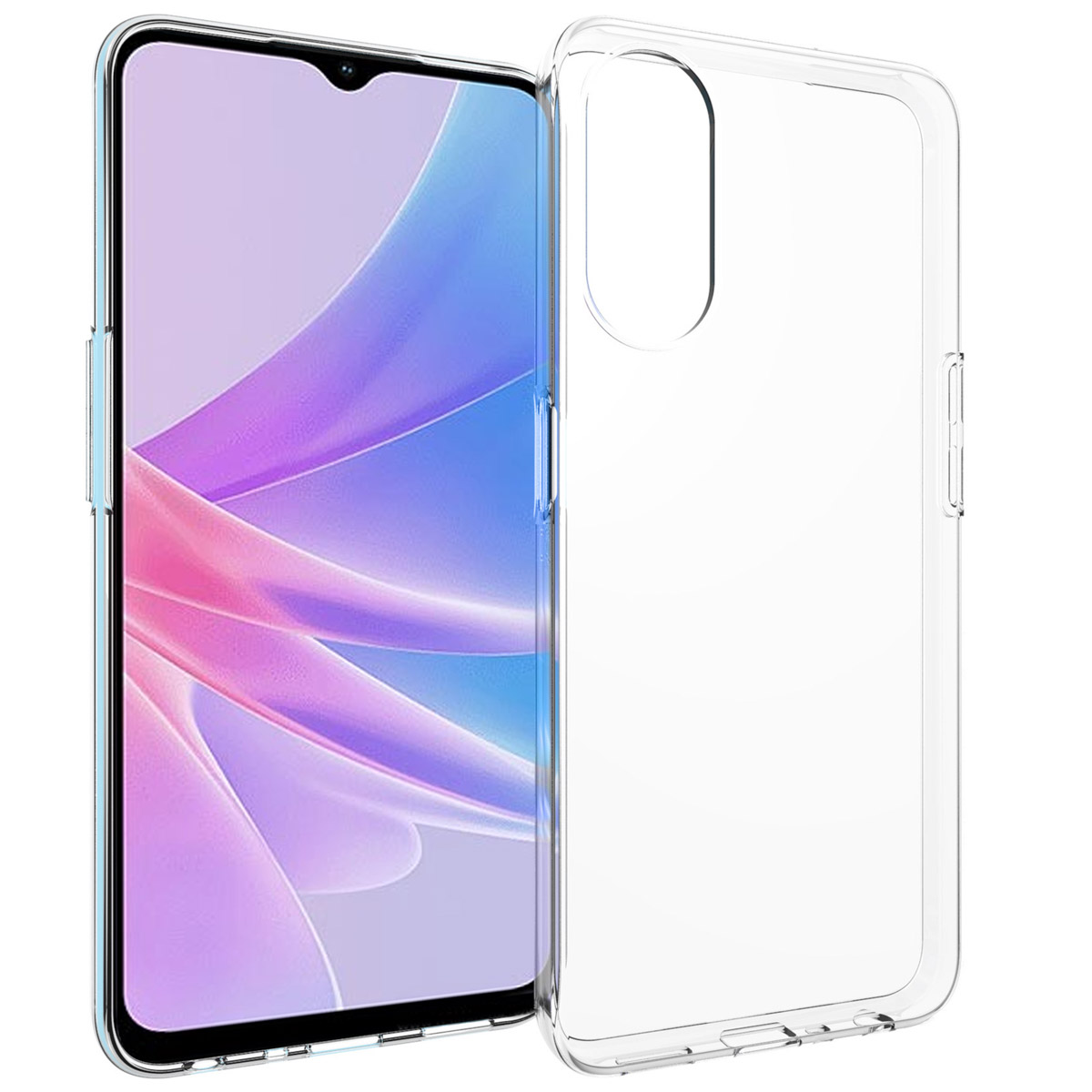 Accezz Clear Backcover Oppo A78 (5G) - Transparant - Afbeelding 3