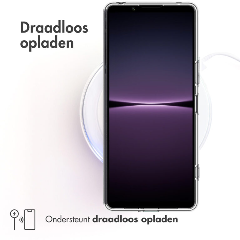 Accezz Clear Backcover Sony Xperia 1V - Transparant - Afbeelding 2