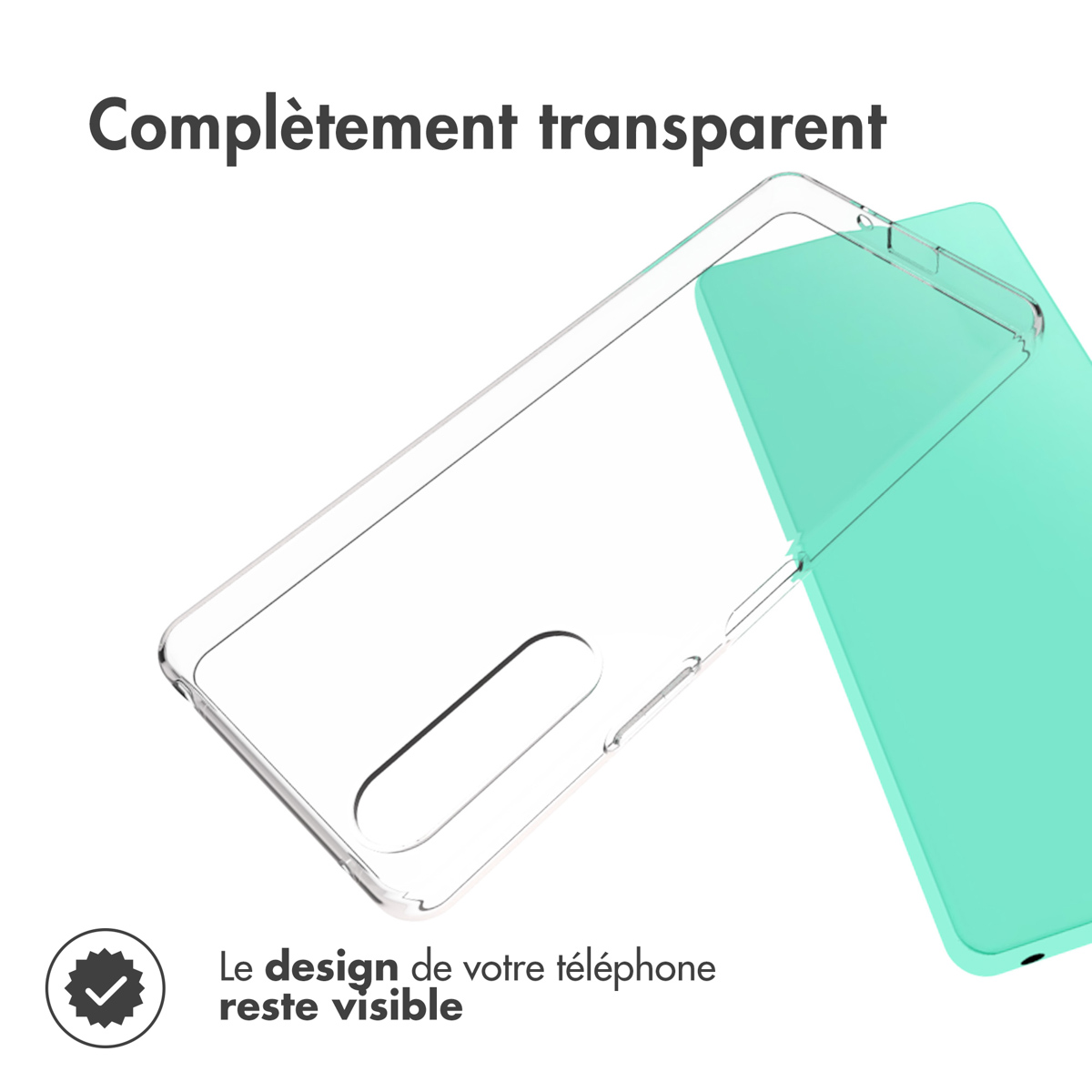 Accezz Clear Backcover Sony Xperia 10 V - Transparant - Afbeelding 6