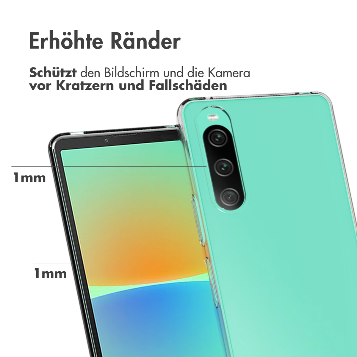 Accezz Clear Backcover Sony Xperia 10 V - Transparant - Afbeelding 9