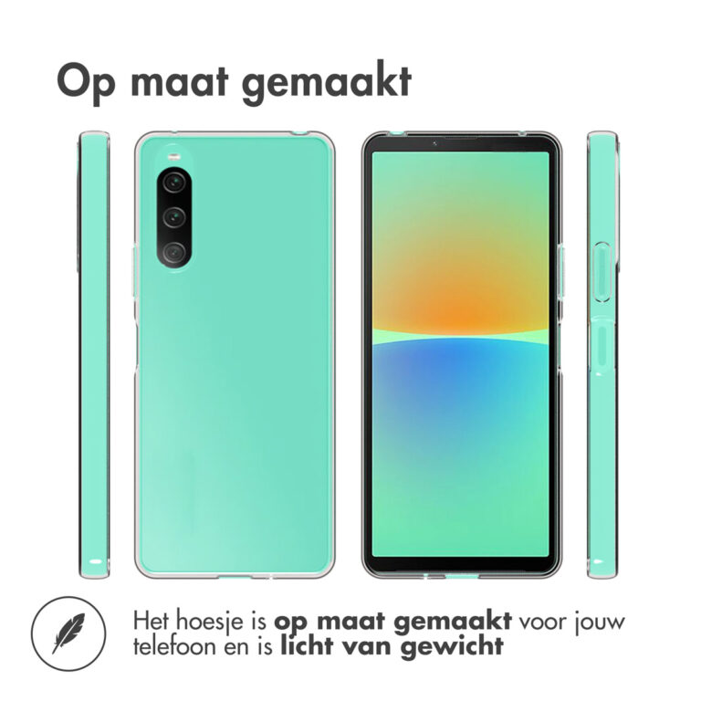 Accezz Clear Backcover Sony Xperia 10V - Transparant - Afbeelding 3