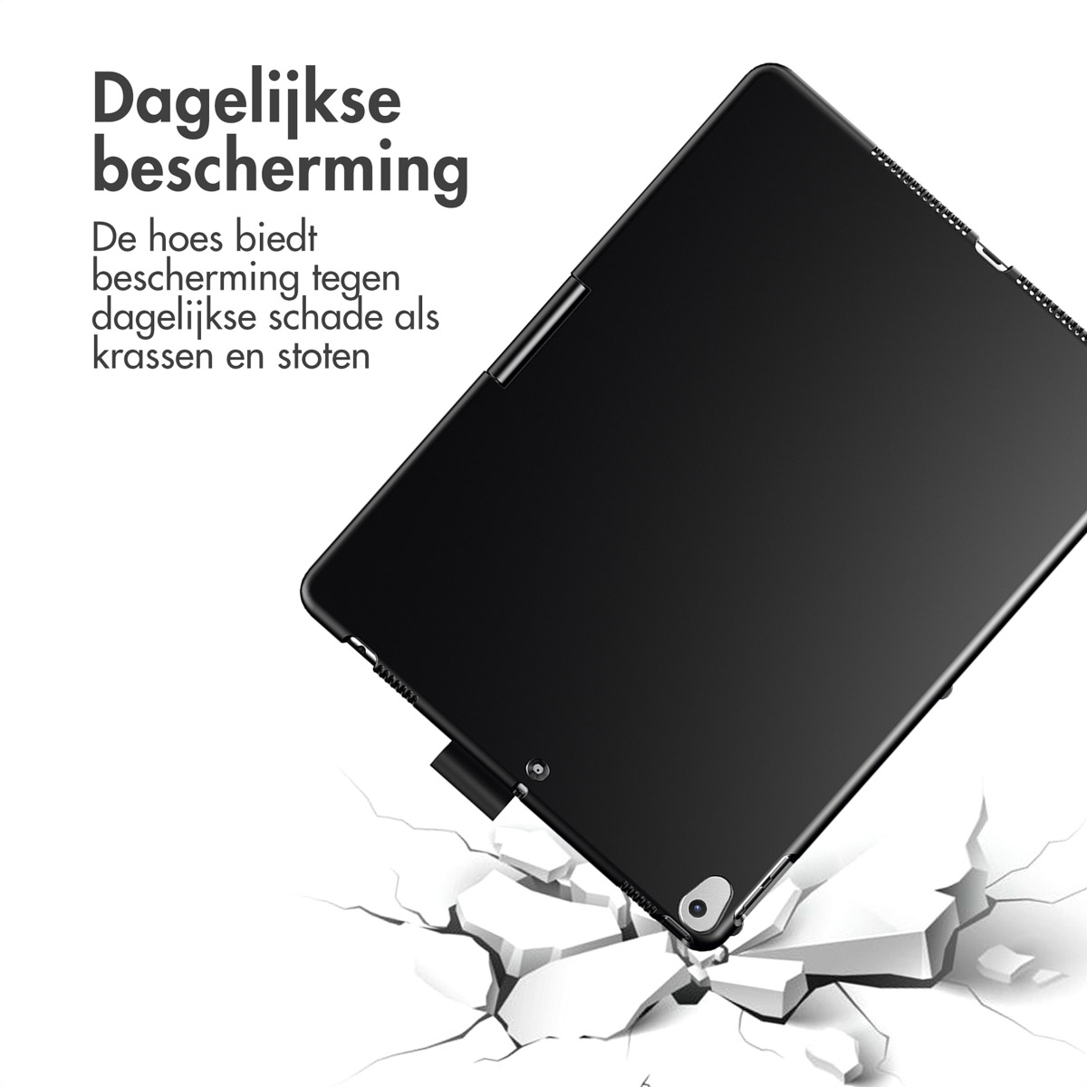 Accezz 360 Slim Keyboard Bookcase QWERTY iPad 10.2 inch (2019/2020/2021) / iPad Pro 10.5 (2017) - Zwart - Afbeelding 6