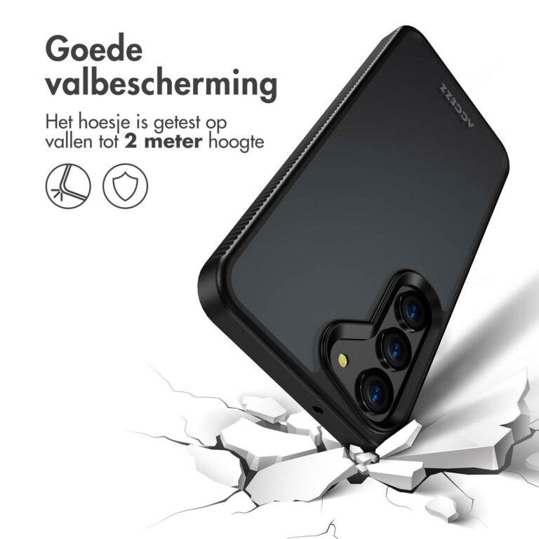 Accezz Rugged Frosted Backcover Samsung Galaxy S23 - Zwart - Afbeelding 10