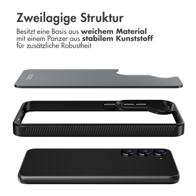 Accezz Rugged Frosted Backcover Samsung Galaxy S23 - Zwart - Afbeelding 8