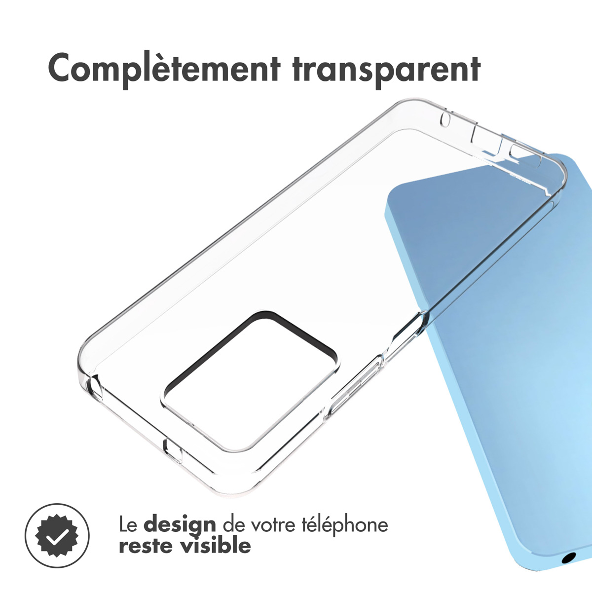 Accezz Clear Backcover Xiaomi Redmi Note 12 (4G) - Transparant - Afbeelding 5