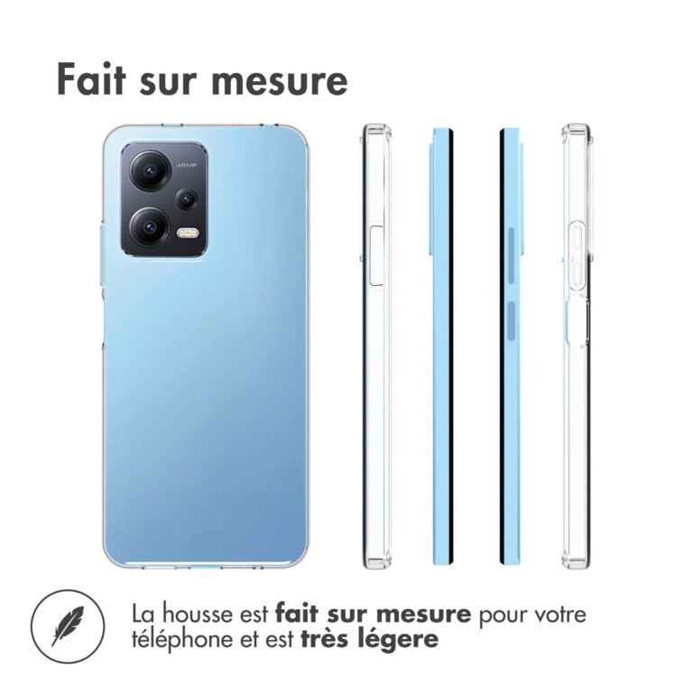 Accezz Clear Backcover Xiaomi Redmi Note 12 (4G) - Transparant - Afbeelding 6