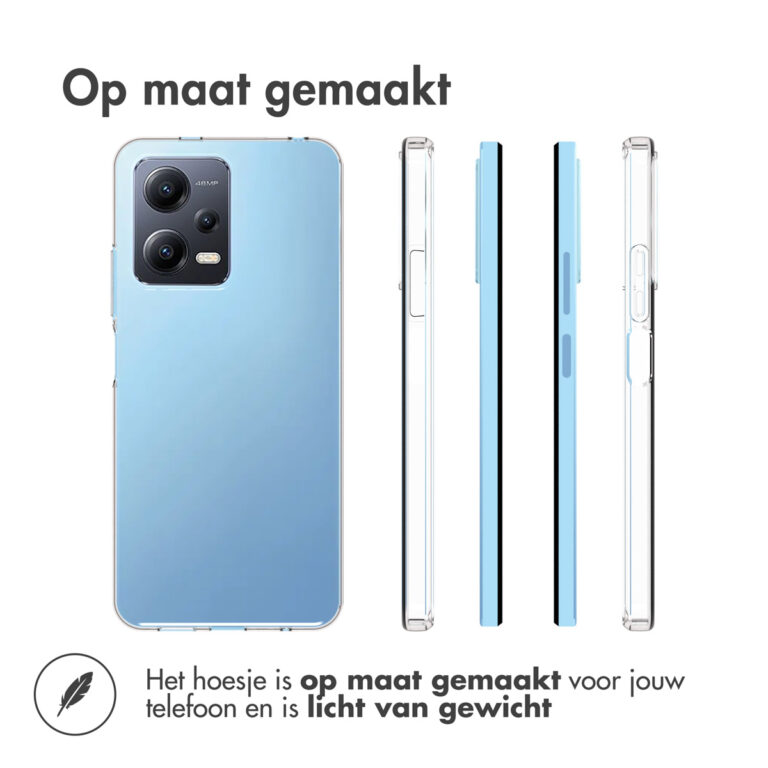 Accezz Clear Backcover Xiaomi Redmi Note 12 (4G) - Transparant - Afbeelding 2