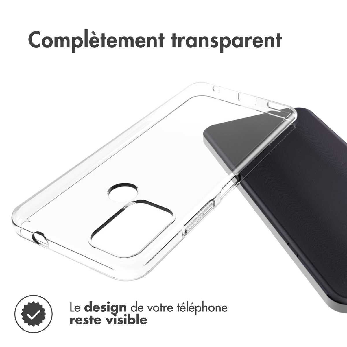Accezz Clear Backcover Nokia C32 - Transparant - Afbeelding 5