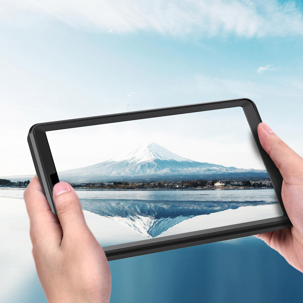 Accezz Rugged Back Case Samsung Galaxy Tab A11 / A9 8.7 inch - Zwart - Afbeelding 5