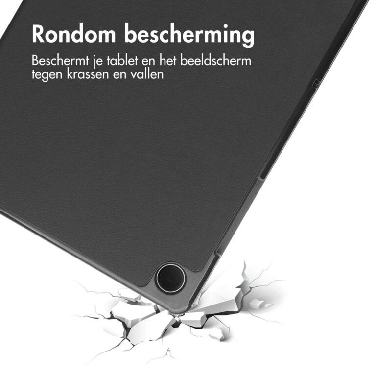 Accezz Trifold Bookcase Samsung Galaxy Tab A9 Plus - Zwart - Afbeelding 4
