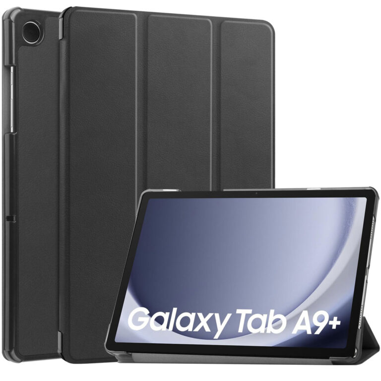 Accezz Trifold Bookcase Samsung Galaxy Tab A9 Plus - Zwart - Afbeelding 5