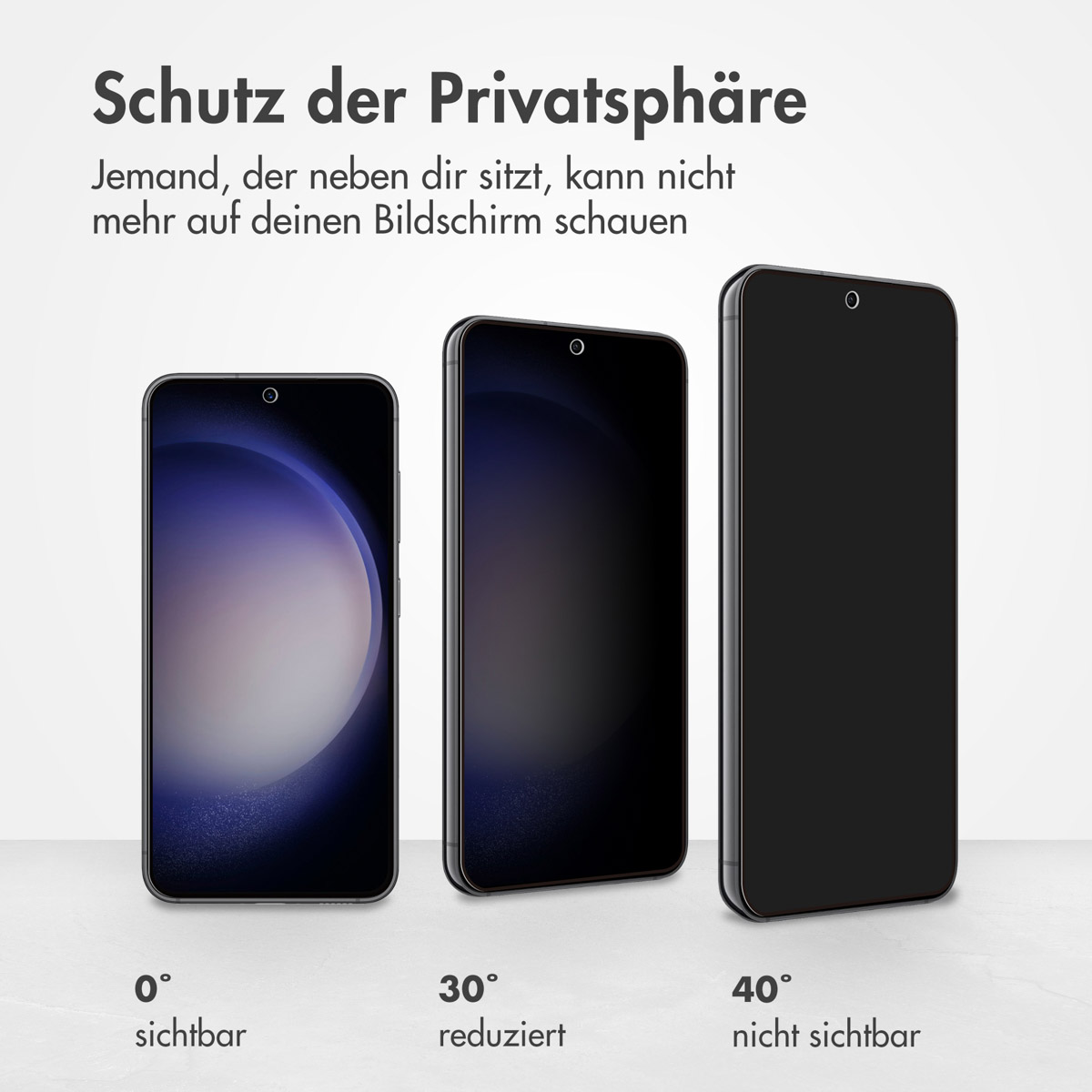 Accezz Gehard Glas Privacy Screenprotector Samsung Galaxy S22 / S23 - Afbeelding 4