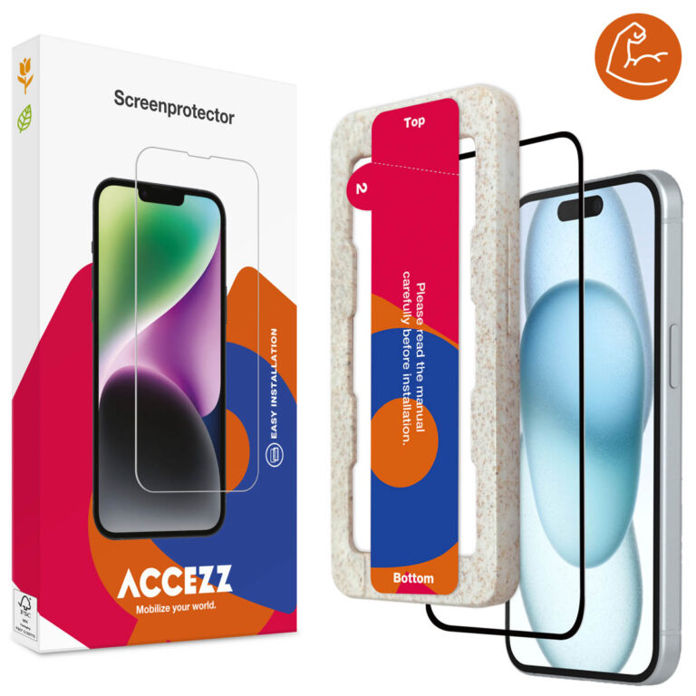 Accezz Triple Strong Full Cover Glas Screenprotector met applicator Apple iPhone 14 Pro Max / 15 Plus / 16 Plus - Transparant - Afbeelding 10