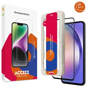 Accezz Triple Strong Full Cover Glas Screenprotector met applicator Samsung Galaxy A54 (5G) / S23 FE