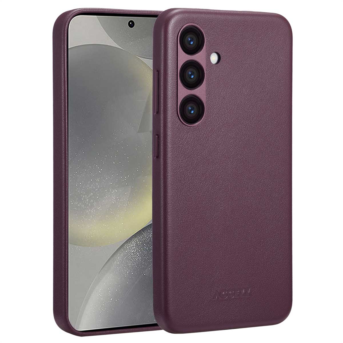 Accezz MagSafe Leather Backcover Samsung Galaxy S24 – Heath Purple