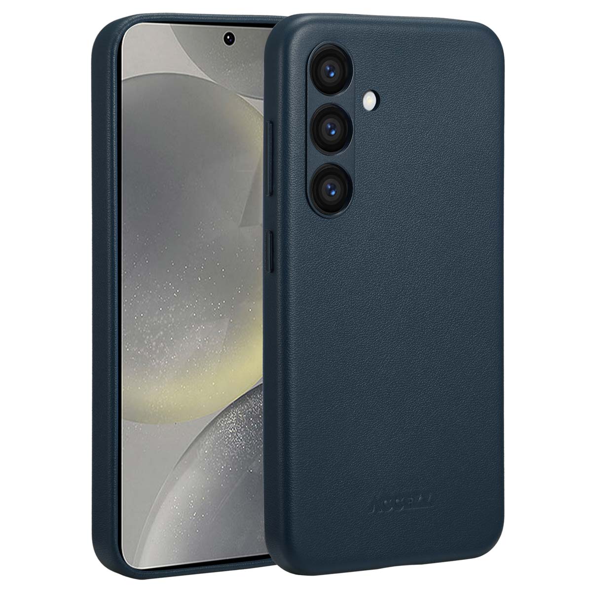 Accezz MagSafe Leather Backcover Samsung Galaxy S24 - Nightfall Blue - Afbeelding 2