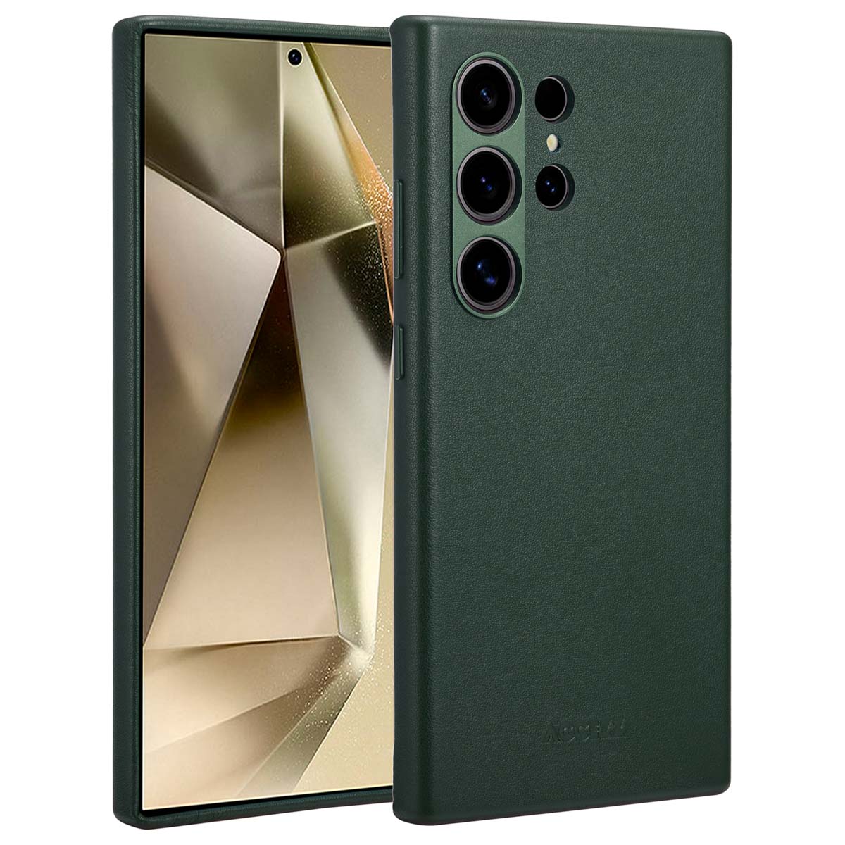 Accezz MagSafe Leather Backcover Samsung Galaxy S24 Ultra – Cedar Green