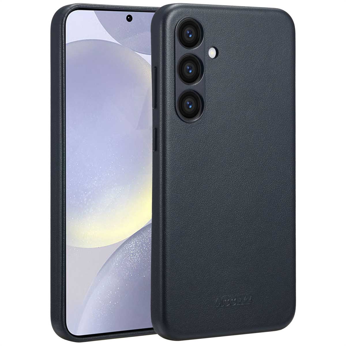 Accezz MagSafe Leather Backcover Samsung Galaxy S24 Plus – Onyx Black